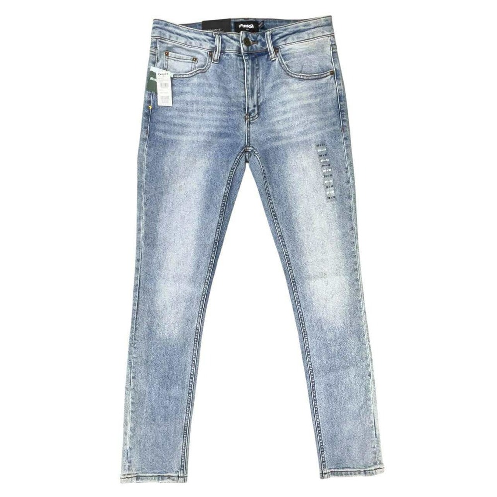 RSQ Skinny Fit Acid Wash Light Blue Denim Jeans Men's W29 L32 NWT